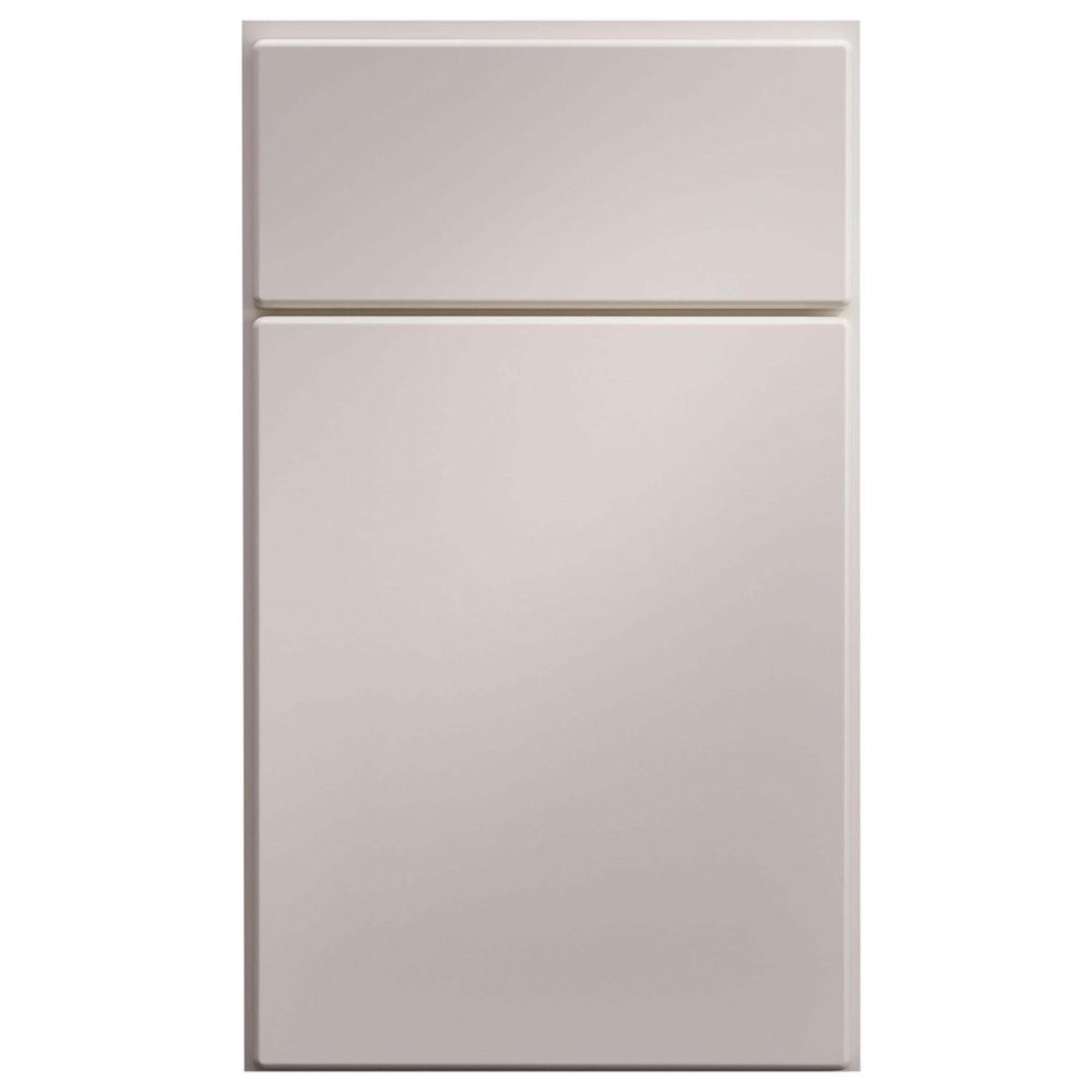 Crystal Celeste cabinet door in Frosty White