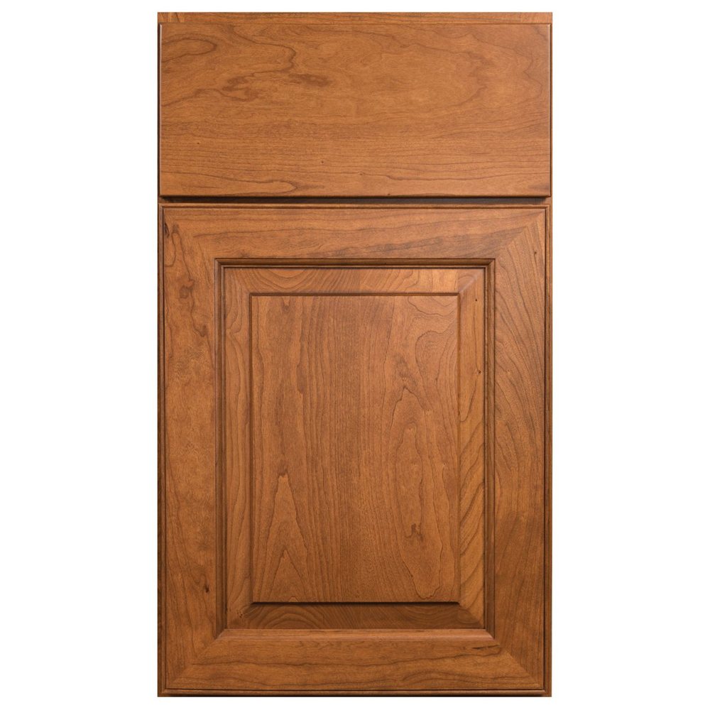 Crystal Claremont cabinet door in Wheaton on cherry