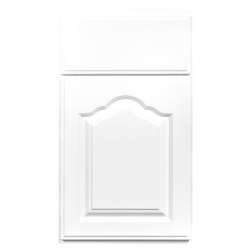 Crystal Country French Arched door previewed in Cinnamon