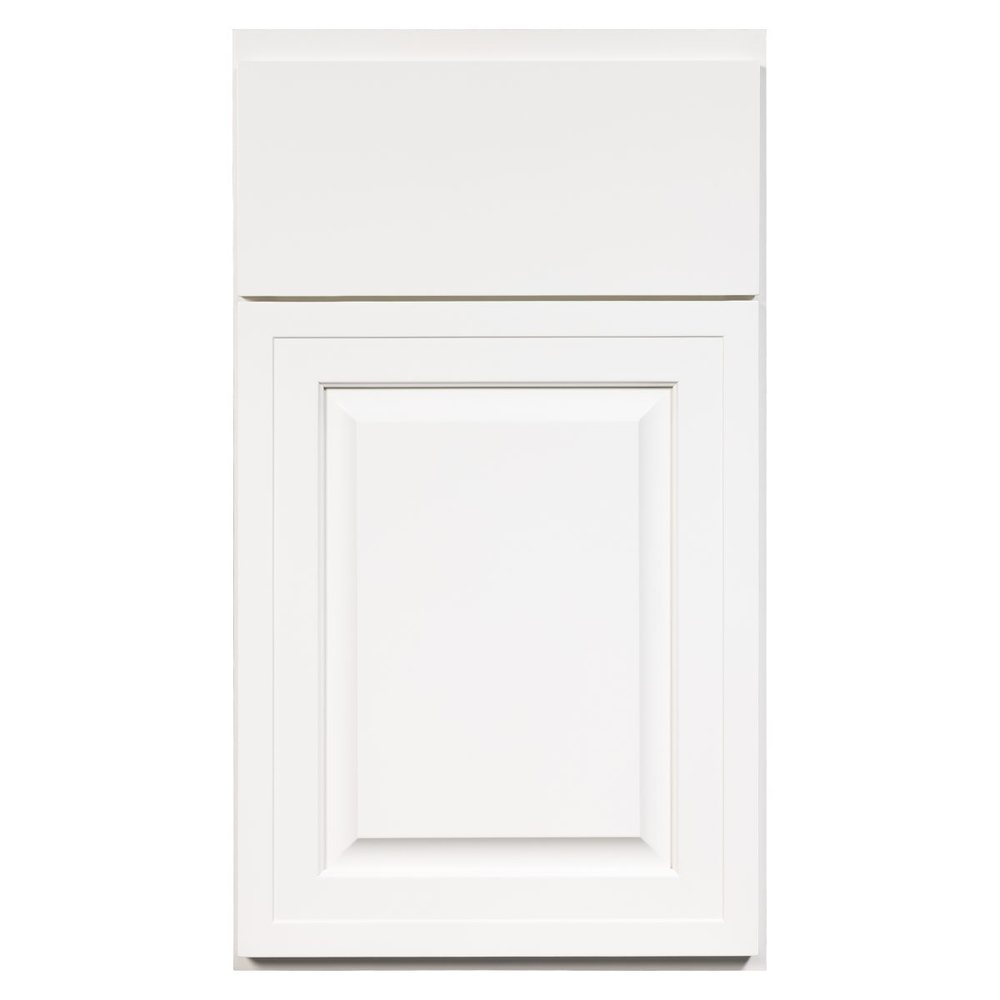 Crystal Downing Way cabinet door in Frosty White on PGM