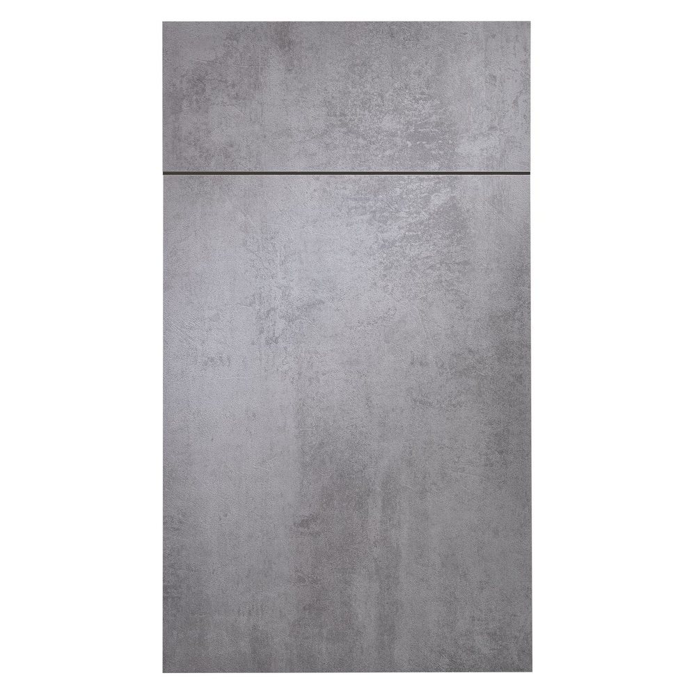 Crystal Echo Spectrum cabinet door in Concrete