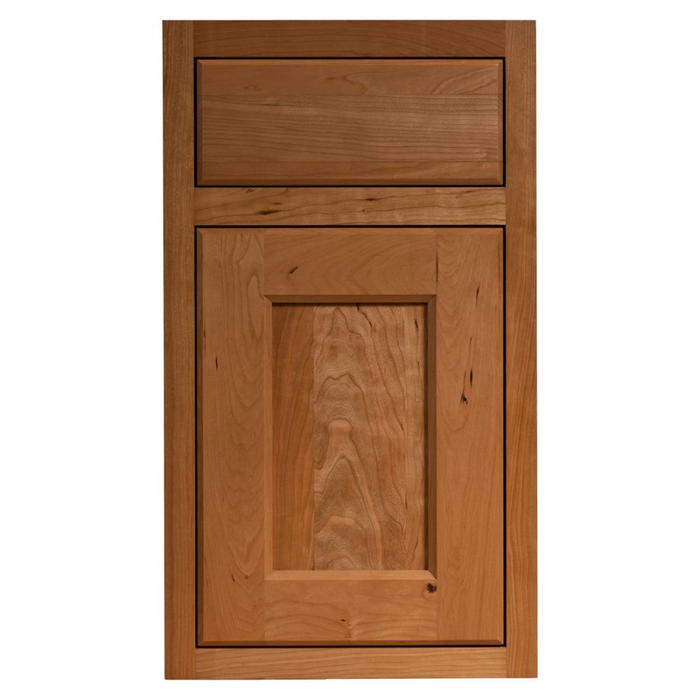 Crystal Kathio cabinet door in natural on Cherry