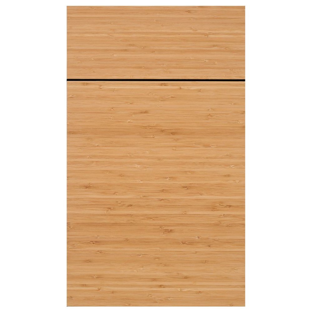 Crystal Manhattan cabinet door in narrow carbonized bamboo