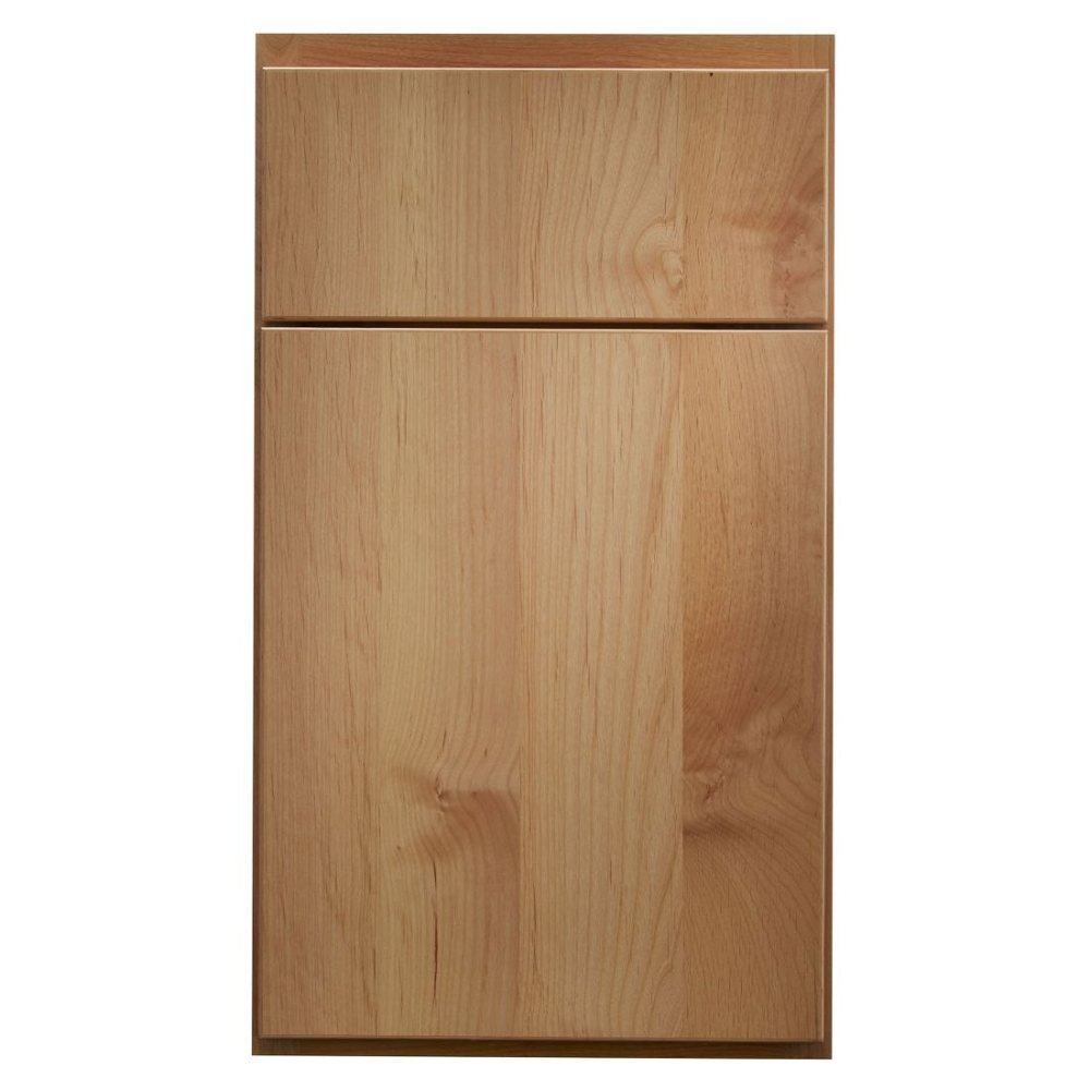 Crystal Redondo cabinet door in Natural on Alder