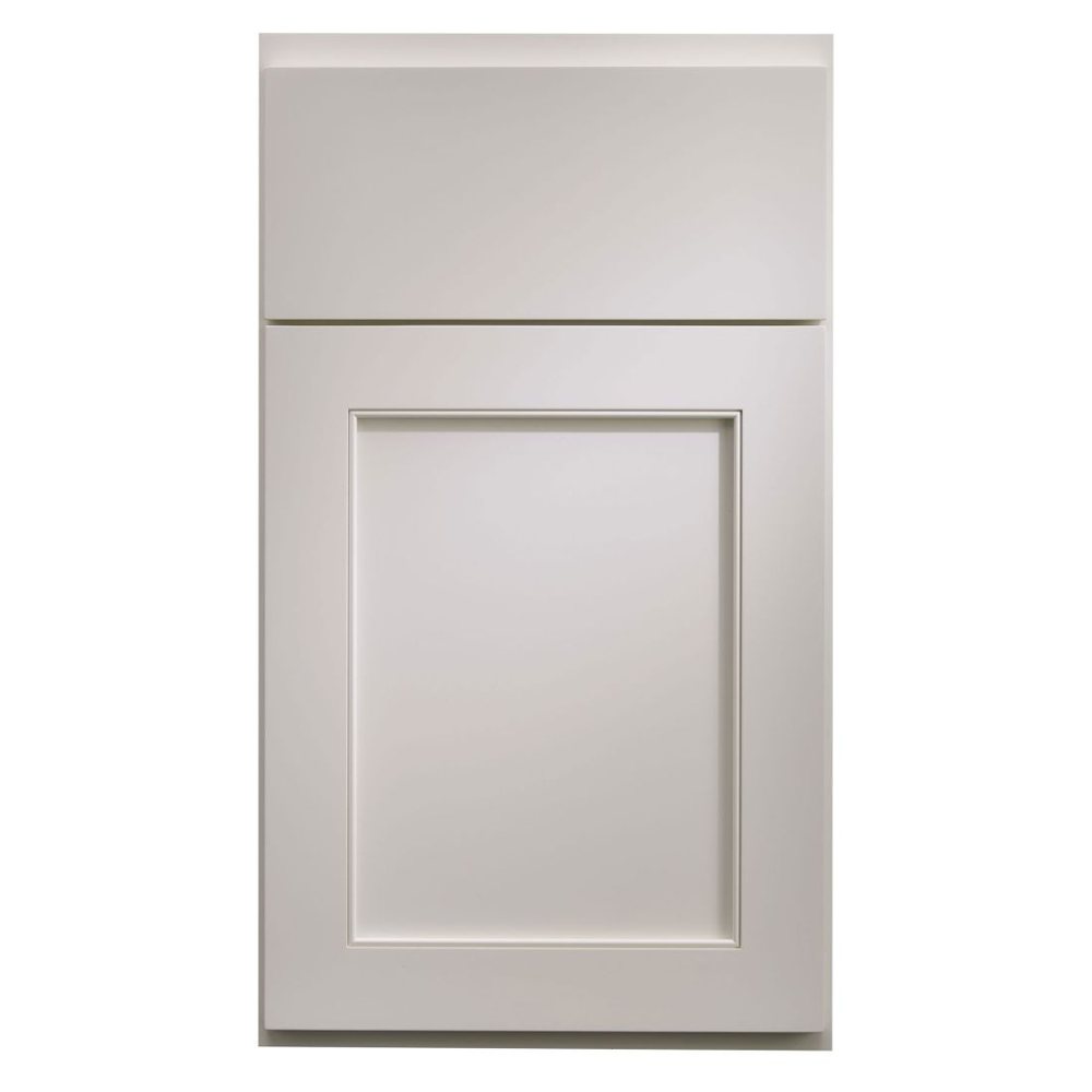 Crystal Ridgeway cabinet door in Frosty White on PGM