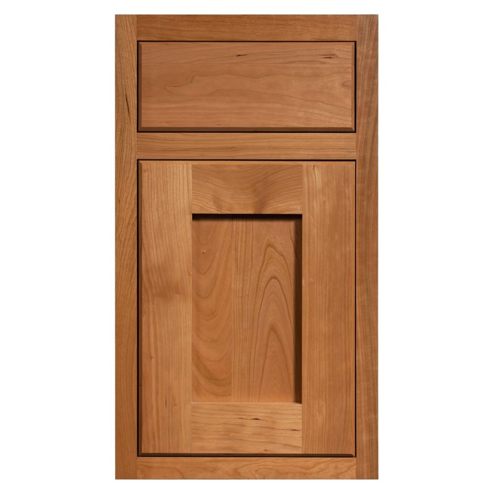 Crystal Sibley cabinet door in natural on cherry