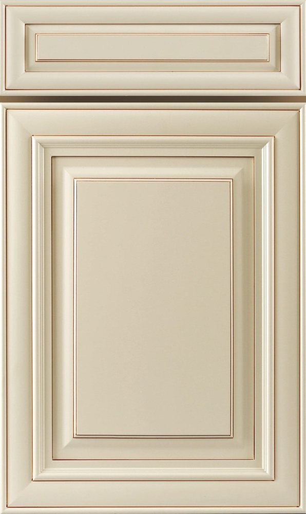 J&K A7 Creme Glazed cabinet door in Creme Glazed
