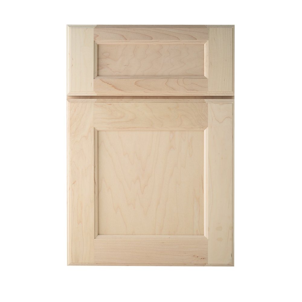 Kith Benton cabinet door in natural maple, unfinished sample