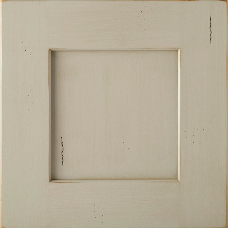 Kith Homestead cabinet door — Heirloom Brown on Willow Gray