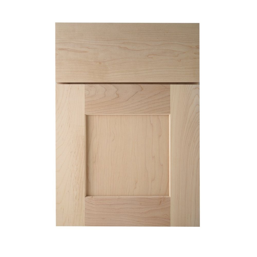 Kith Homestead cabinet door in natural maple, unfinished sample