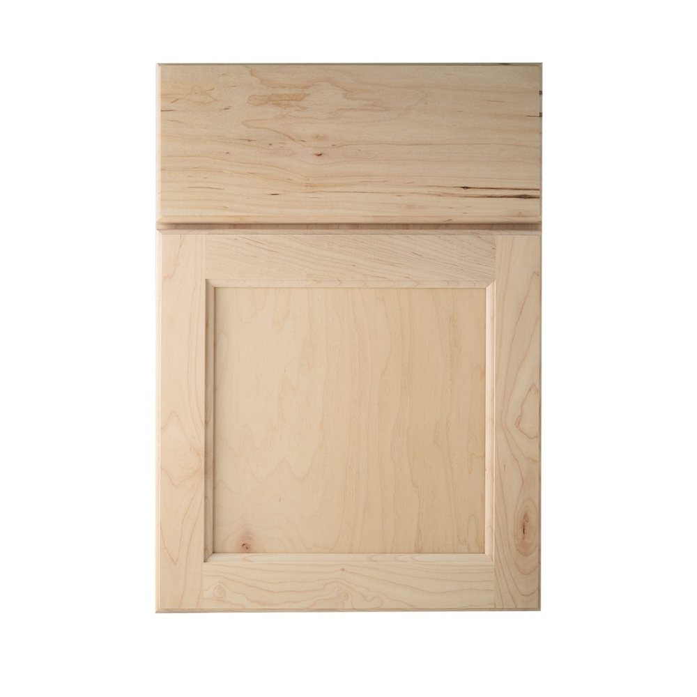 Kith Lancaster cabinet door in natural maple, unfinished sample