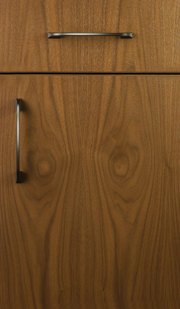 Plain & Fancy Apollo cabinet door — Walnut · Heirloom · full overlay