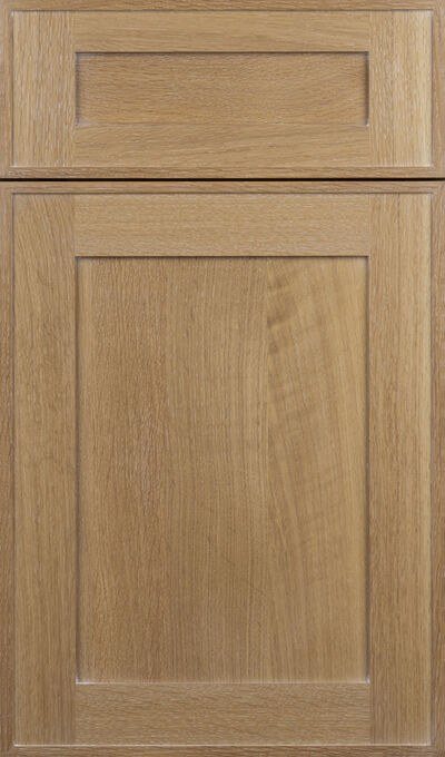 Plain & Fancy Bayville cabinet door in Chapelwood on rift cut white oak