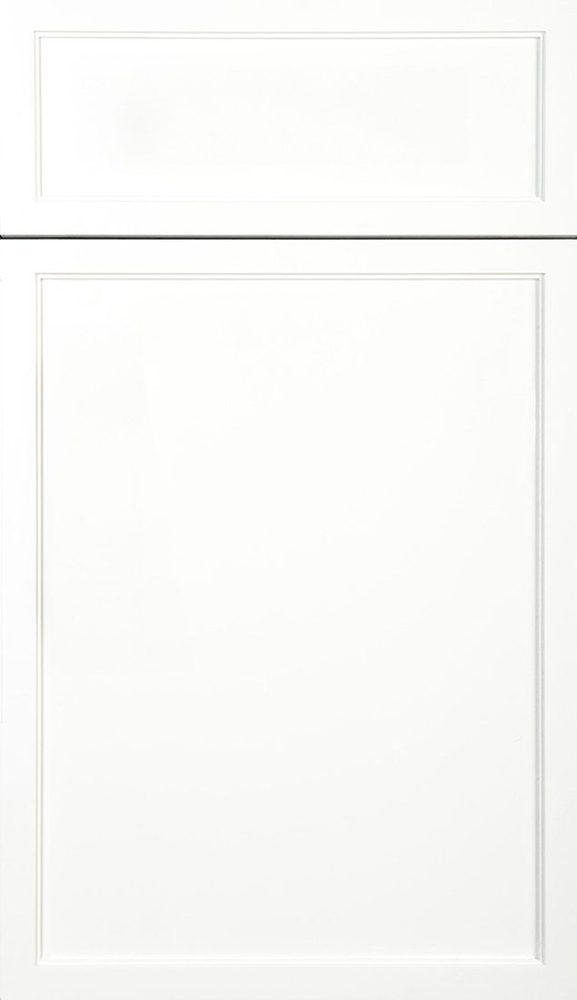 Plain & Fancy Brookside cabinet door — White · Maple