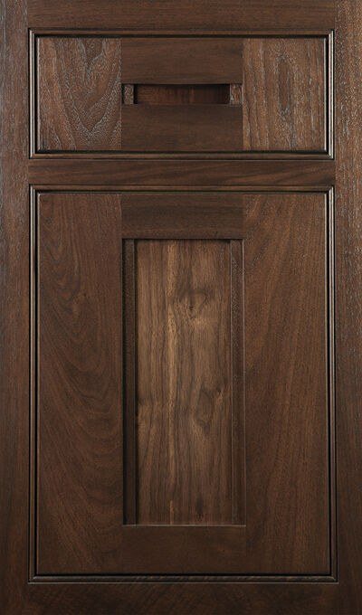 Plain & Fancy Catalina cabinet door in Winchester on walnut