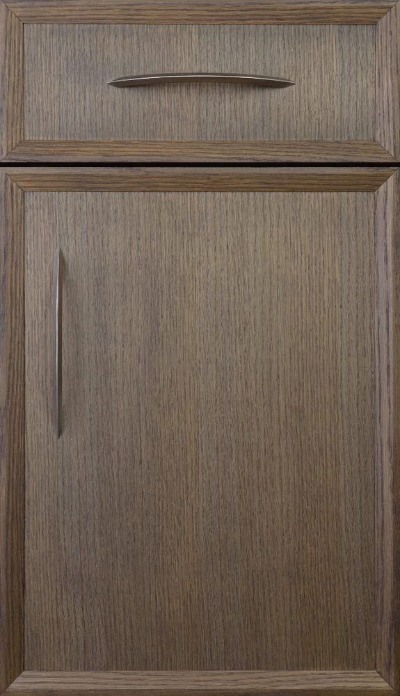 Plain & Fancy Chatham cabinet door — Rift Cut White Oak · Smoke