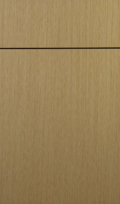 Plain & Fancy Chicago cabinet door in Natural on reconstituted rift cut white oak