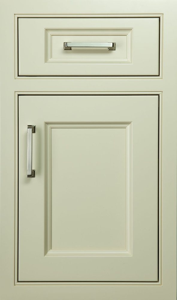 Plain & Fancy Guardsman cabinet door in another finish — photographed by Plain & Fancy