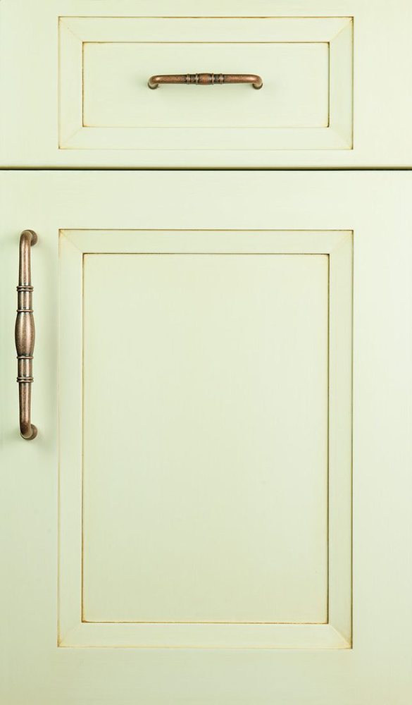 Plain & Fancy Illusion cabinet door in Maple · Linen — photographed by Plain & Fancy