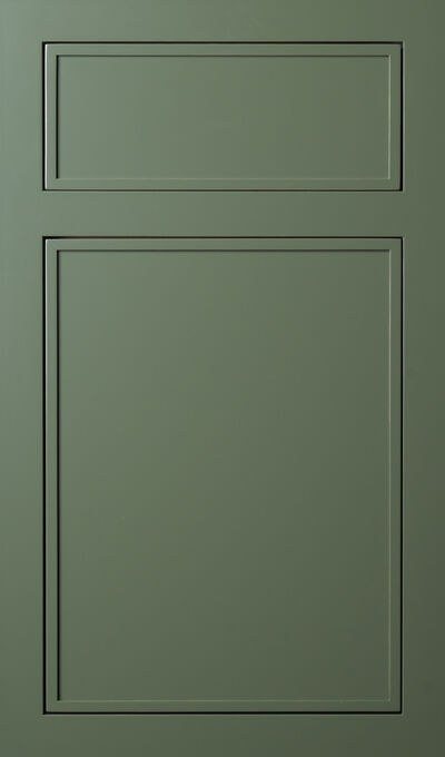 Plain & Fancy Meadowbrook cabinet door in Wandering Vine on paint grade maple