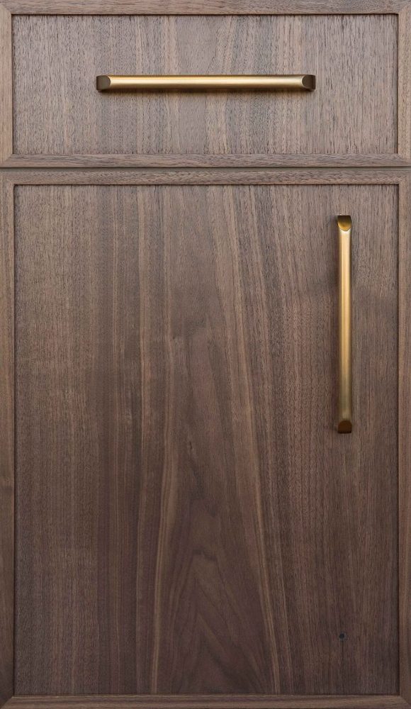 Plain & Fancy Millbrook cabinet door — Walnut · Natural