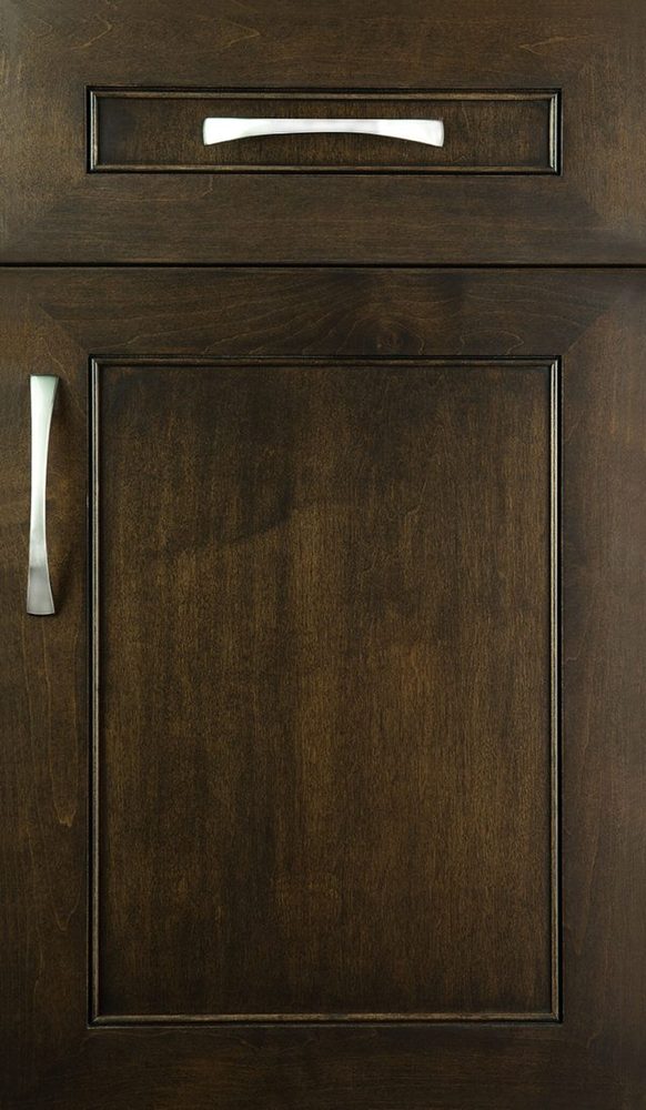 Plain & Fancy Oxford cabinet door — hard maple · Tobacco