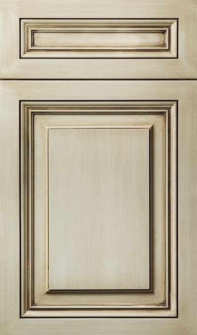 Plain & Fancy Presidential cabinet door in Custom Color on hard maple