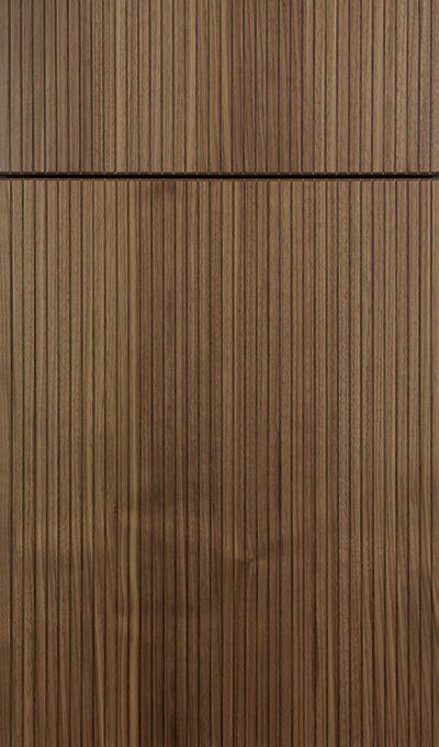 Plain & Fancy Raya cabinet door in Natural on walnut