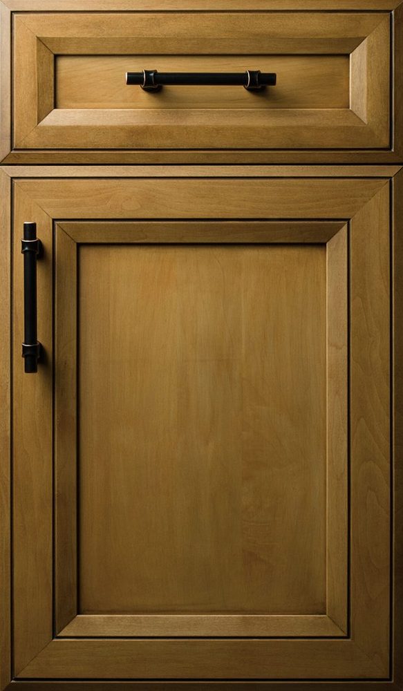 Plain & Fancy Soho cabinet door — Hard Maple · Cappucino · web