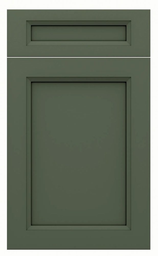 St. Martin Bellrose door in Pewter Green — St. Martin render