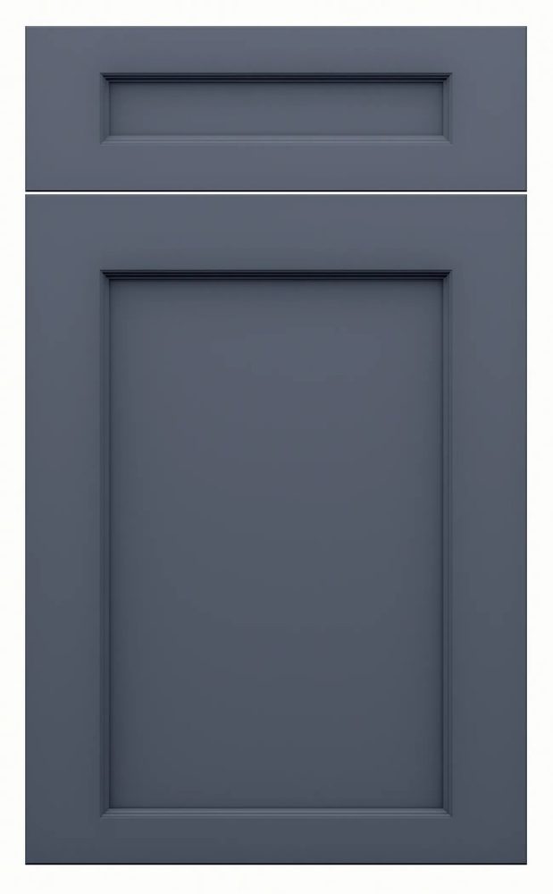 St. Martin Greenfield door in Midnight Blue — St. Martin render