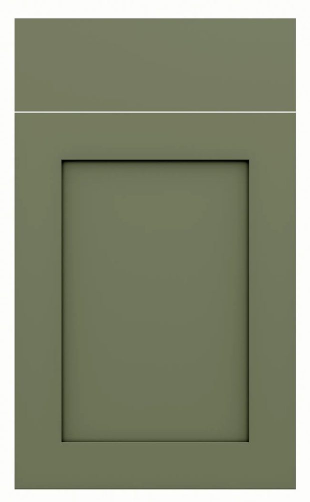 St. Martin Lakeland door in Forest Green — St. Martin render