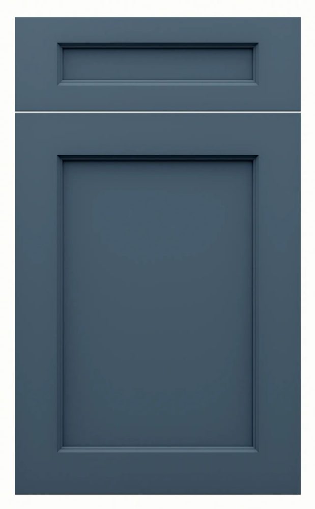 St. Martin Mystic door in Ocean Blue — St. Martin render