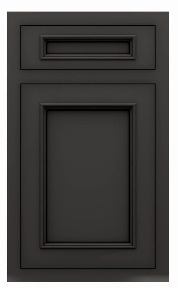 St. Martin Ridgewood door in Simply Black — St. Martin render