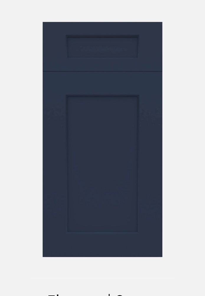 WoodConcept Element Ocean cabinet door in Ocean Blue
