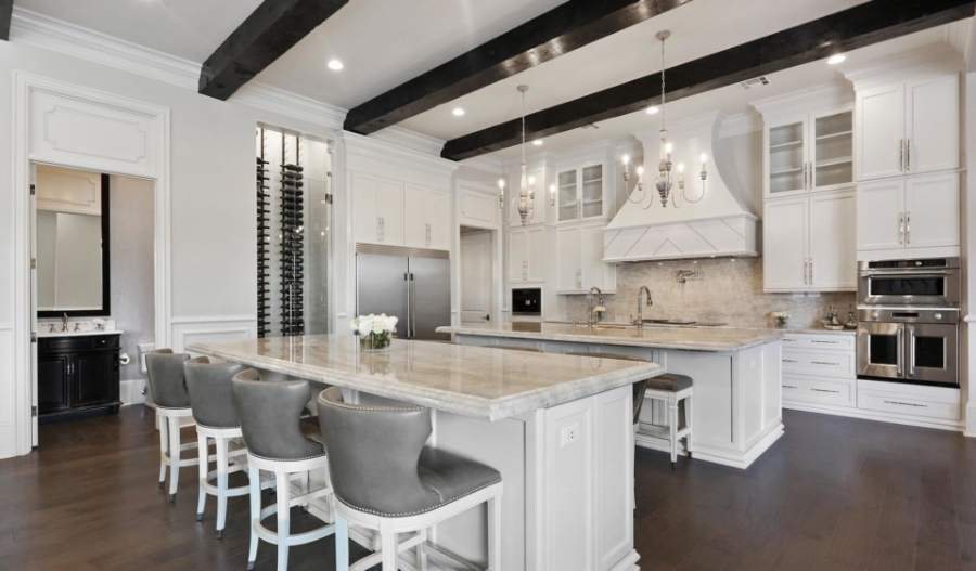 KithONE Brighton door in Alabaster — Kith Kitchens photo
