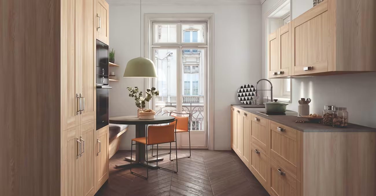 Fabuwood Tuscany in Como Ash kitchen — manufacturer photo