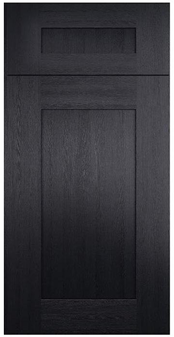 Blaze Black Shaker cabinet door