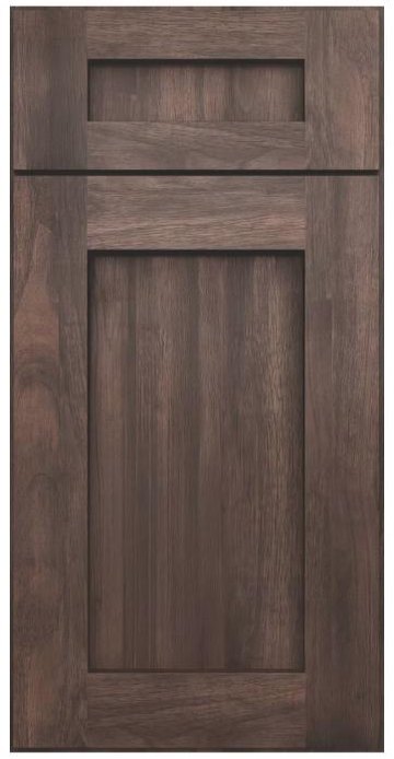 Estate Brown Shaker cabinet door