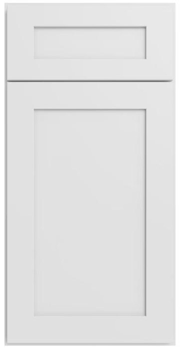 Vista White Shaker cabinet door
