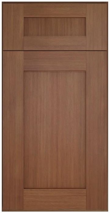 Woodland Brown Shaker cabinet door