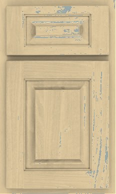 Shiloh Square Raised door in Rift White Oak
