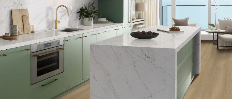 MSI Calacatta Viraldi installed