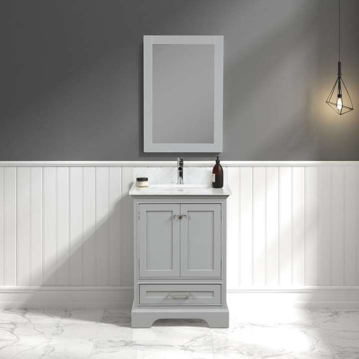 Blossom Copenhagen vanity in Metal Grey, 24 inch