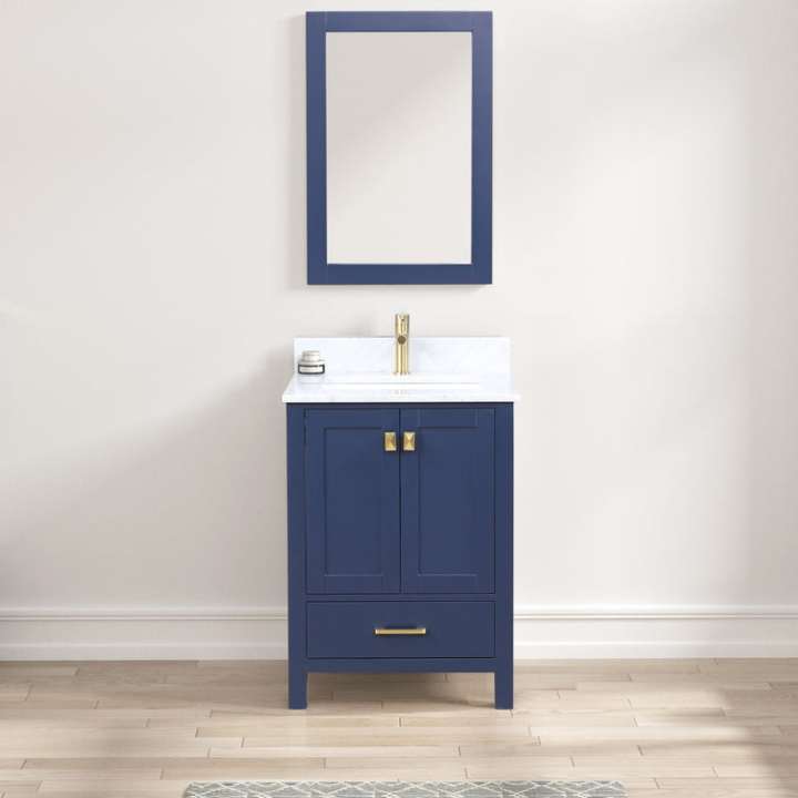 Blossom Geneva vanity in Navy Blue, 24 inch
