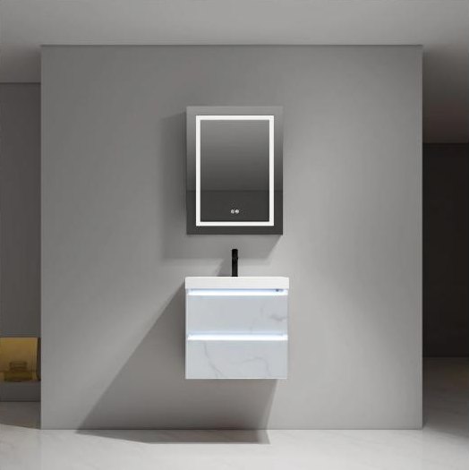 Blossom Jena vanity in Calacatta White