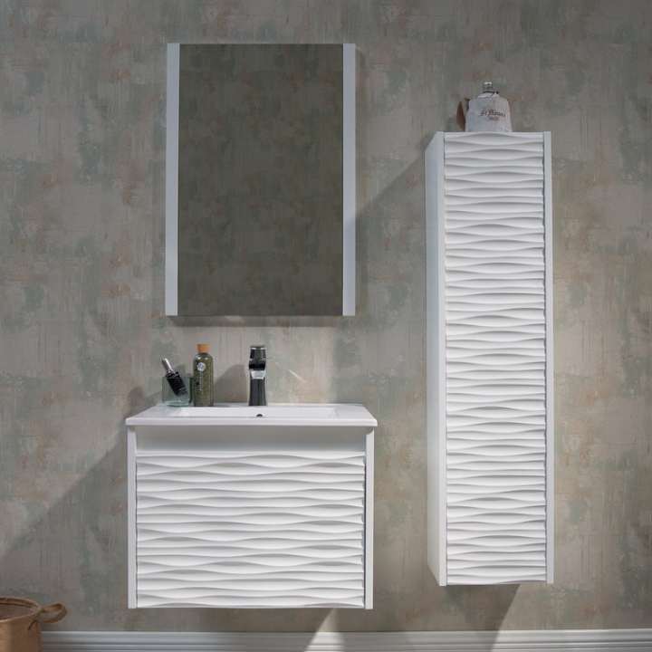Blossom Paris bathroom vanity, 24 inch, in Glossy White