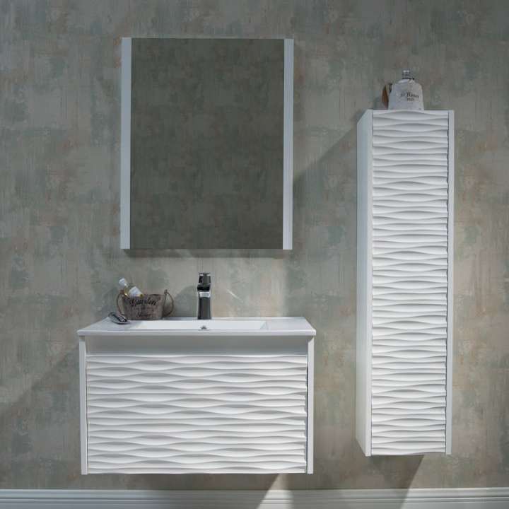 Blossom Paris bathroom vanity, 30 inch, in Glossy White