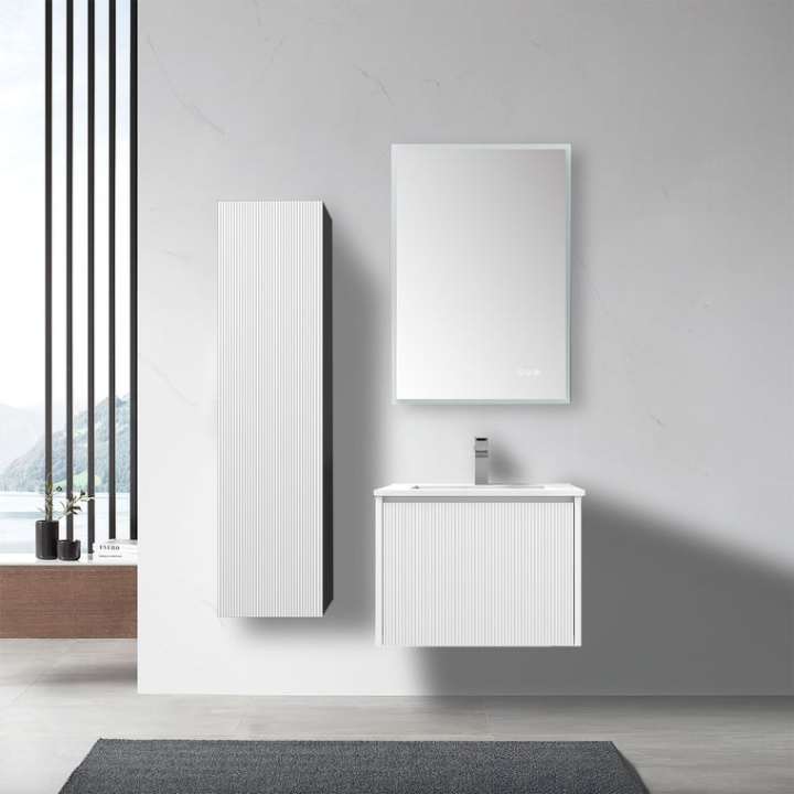 Blossom Positano bathroom vanity, 24 inch, in Matte White