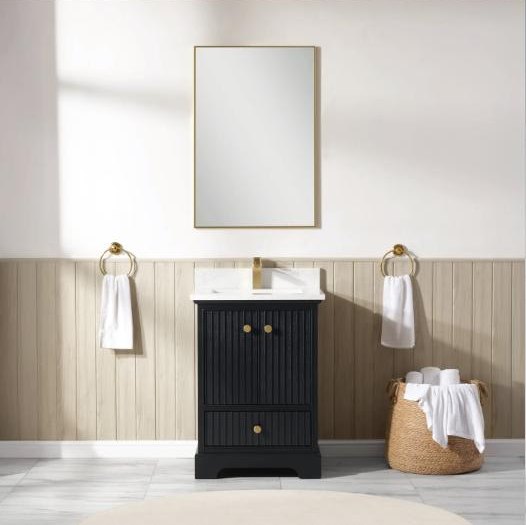 Blossom Sicily vanity in Black Oak